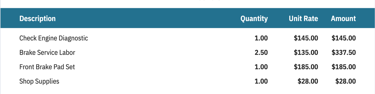 Man preparing business invoice document