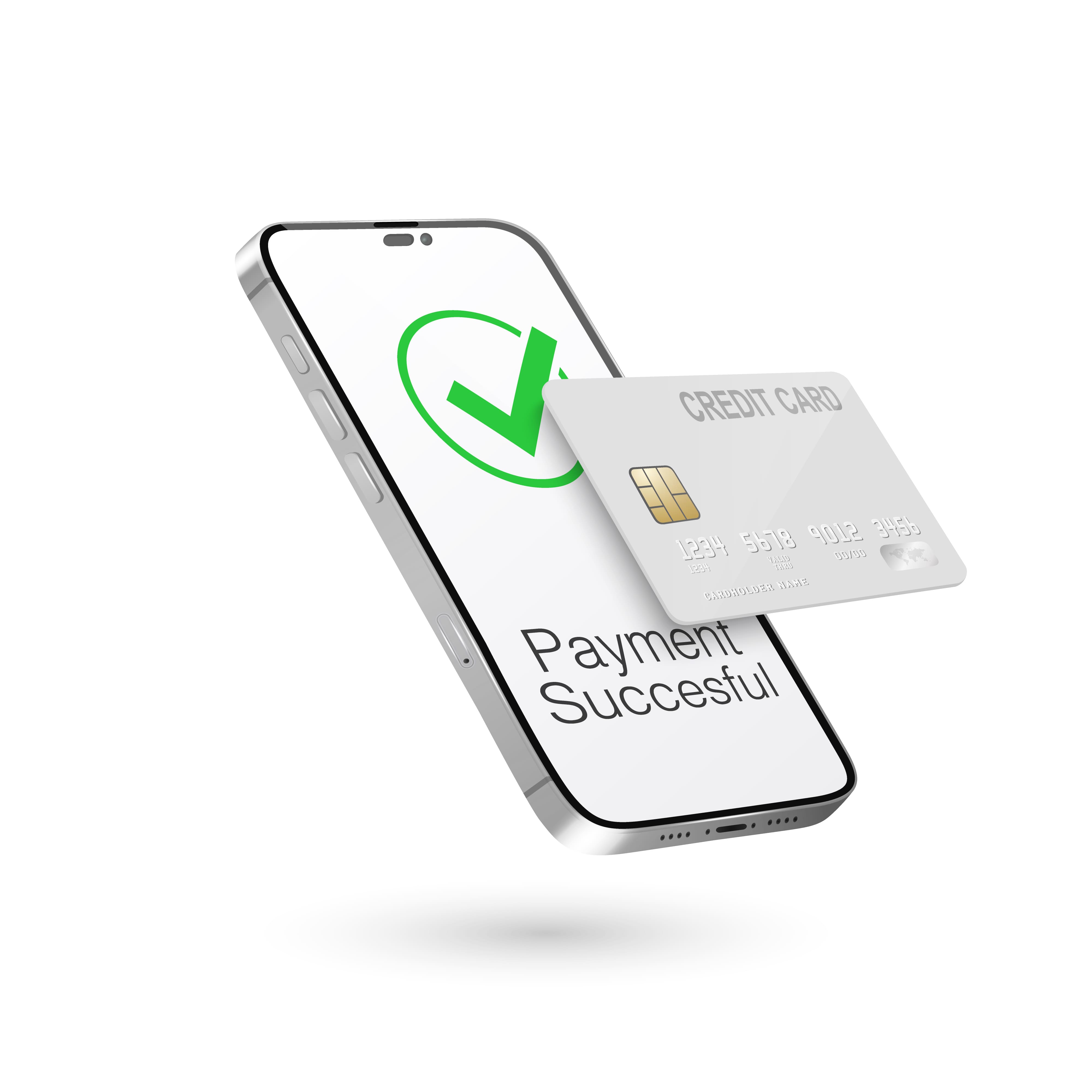 Successful mobile credit‑card payment