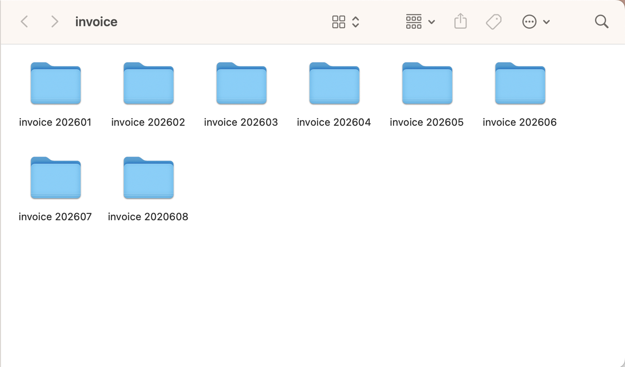 invoice files