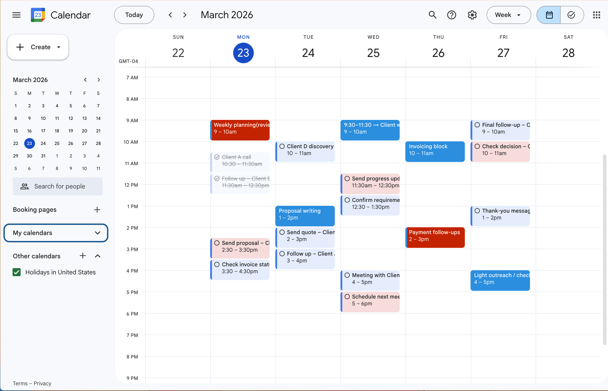 Google Calendar